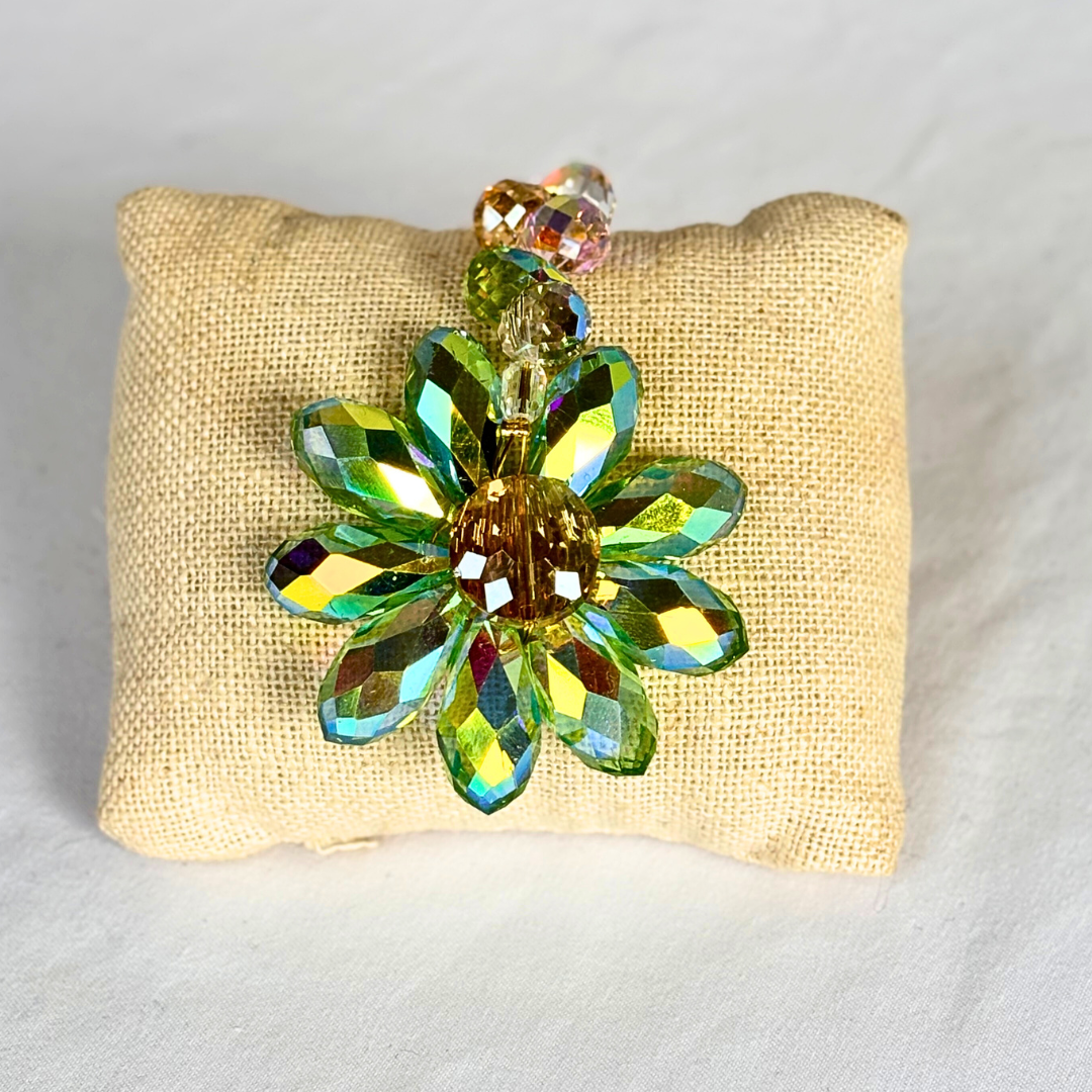 Jacqueline Kent - Beaded Flower Keychain