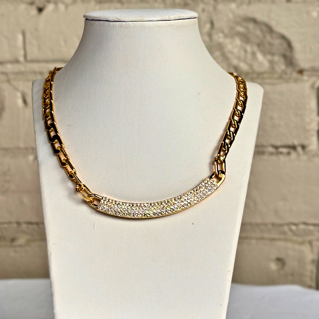 Jacqueline Kent - Chain Link Choker Necklace