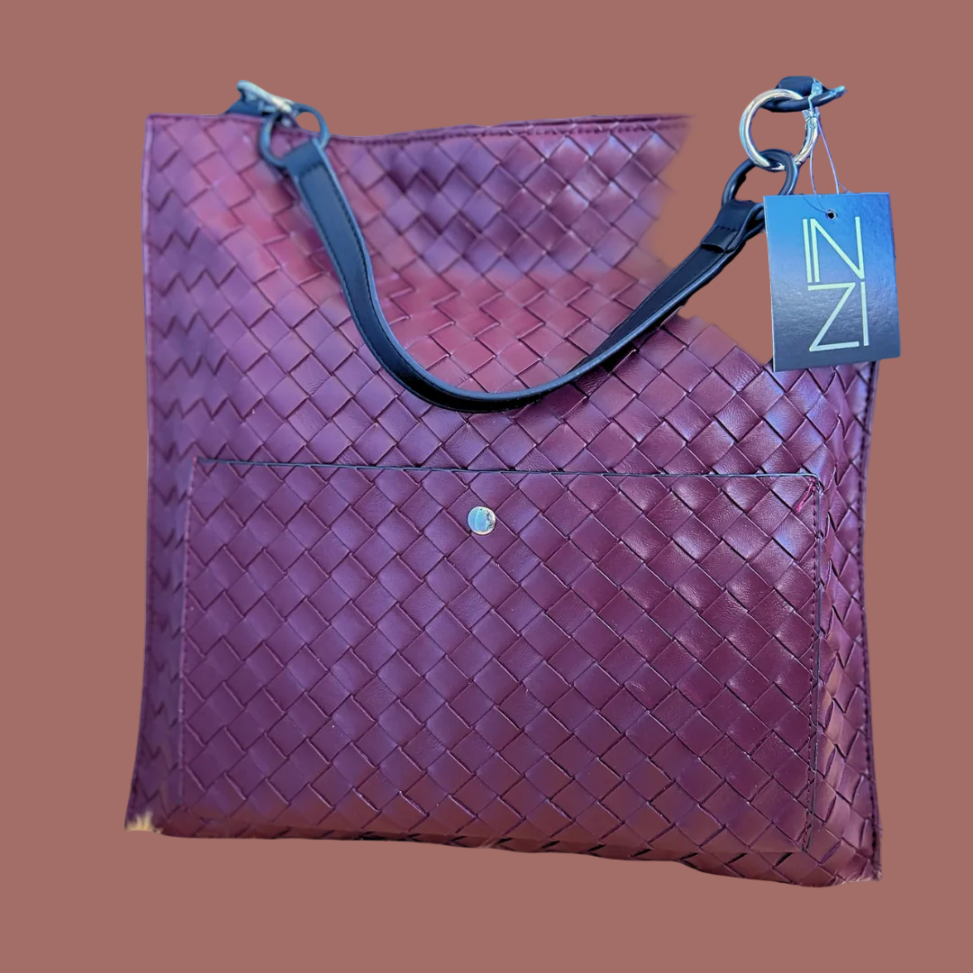 Inzi - Quilted Tote Handbag