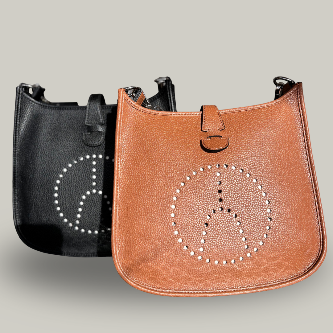 Inzi - Peace Sign Crossbody Bag