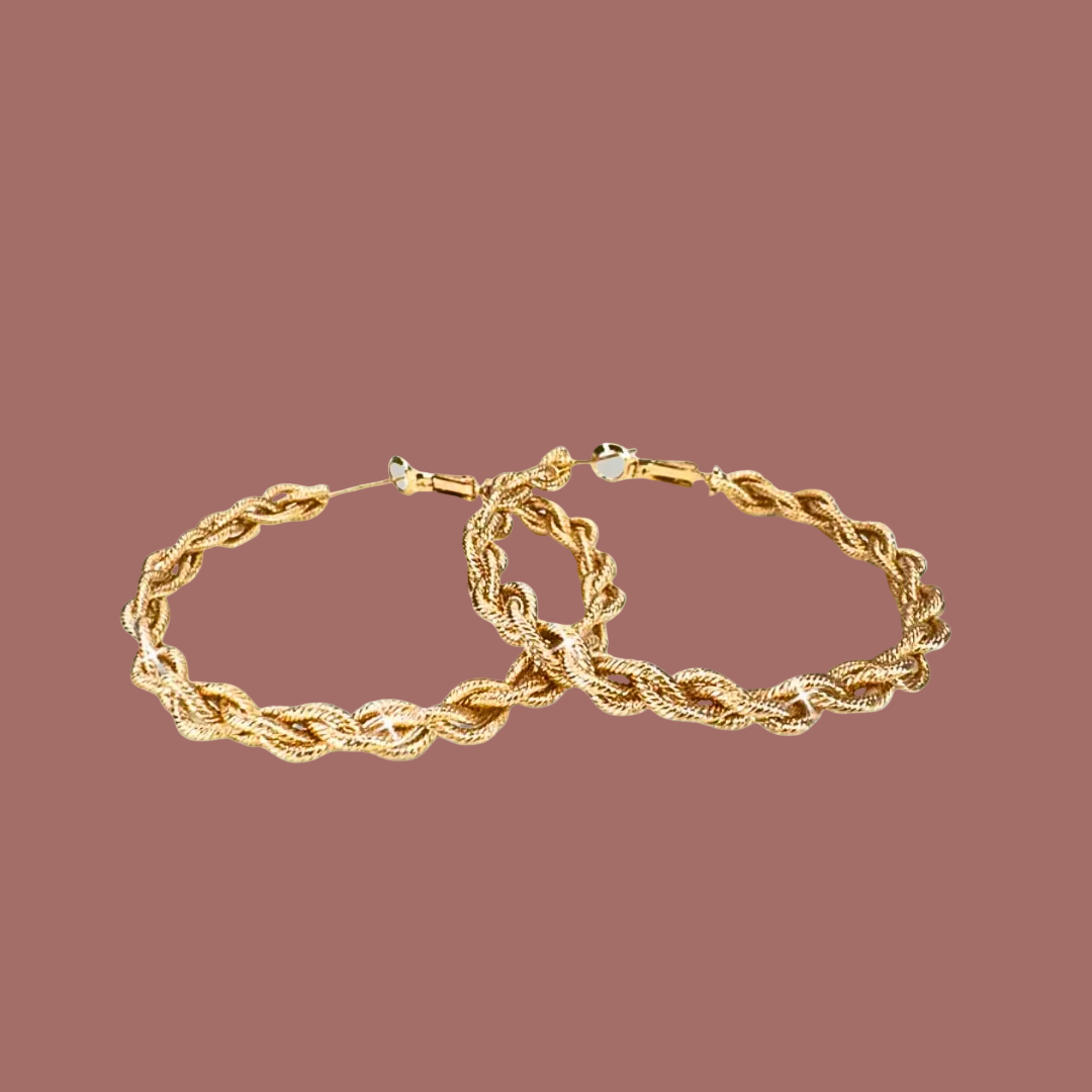 Jacqueline Kent - Twisted Hoop Earrings