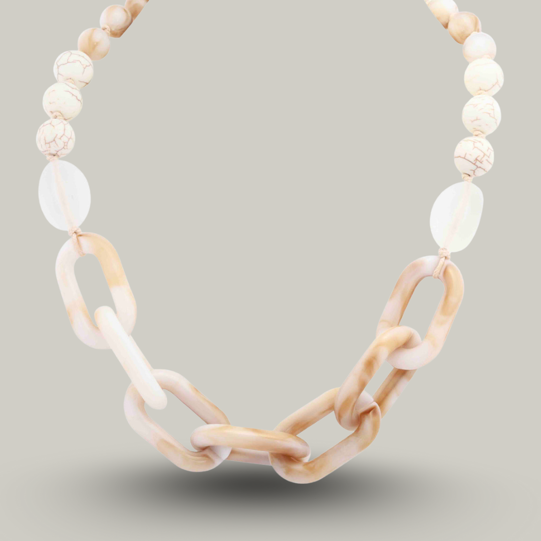 Merx - Bead & Link Necklace