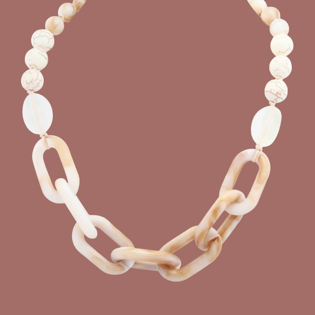 Merx - Bead & Link Necklace