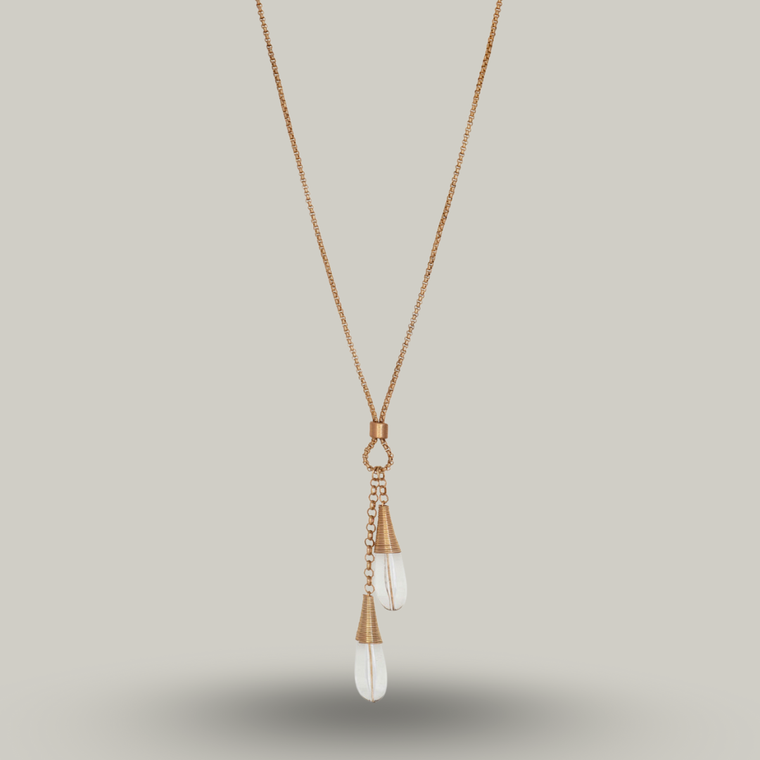 Merx - Lucite Pendant Necklace