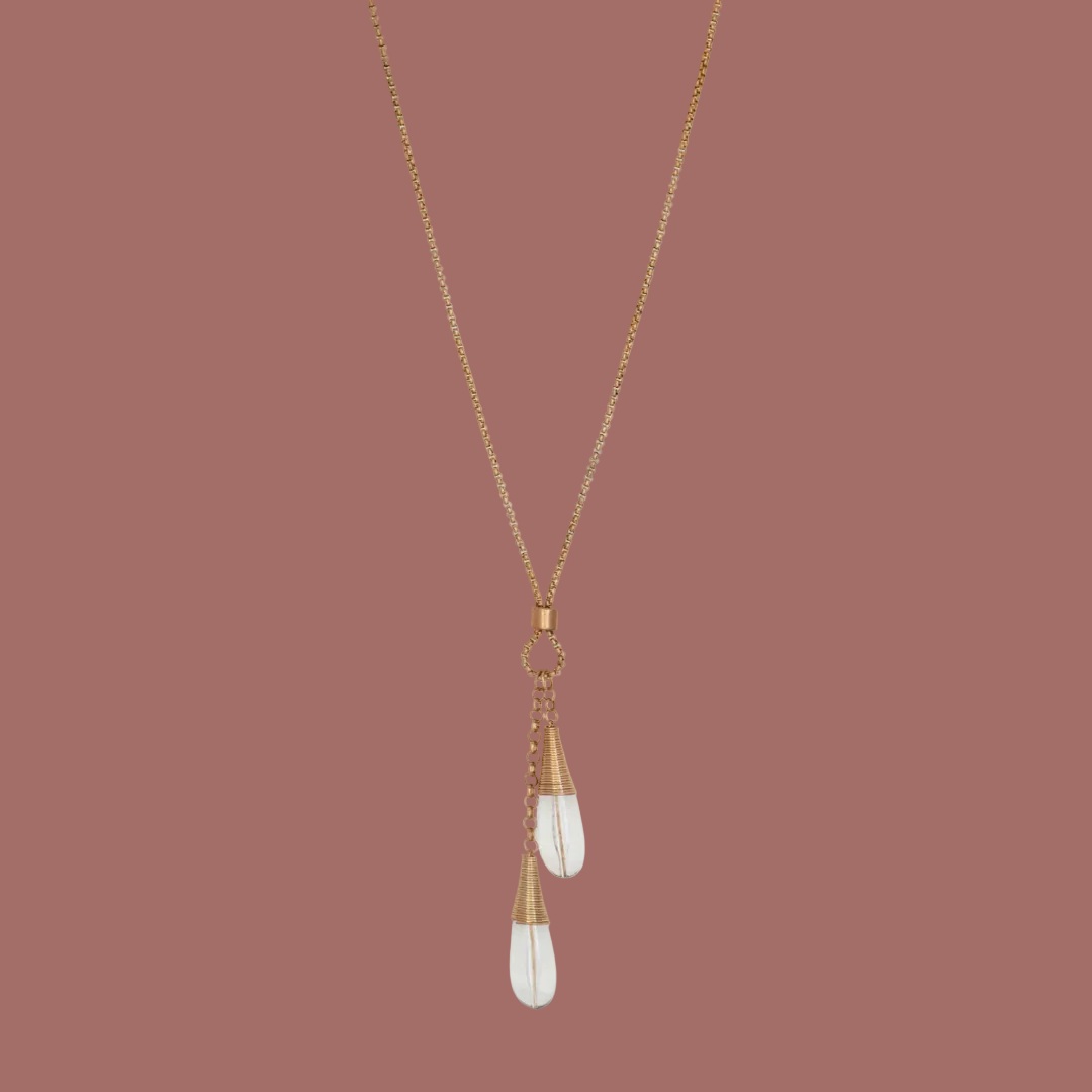Merx - Lucite Pendant Necklace