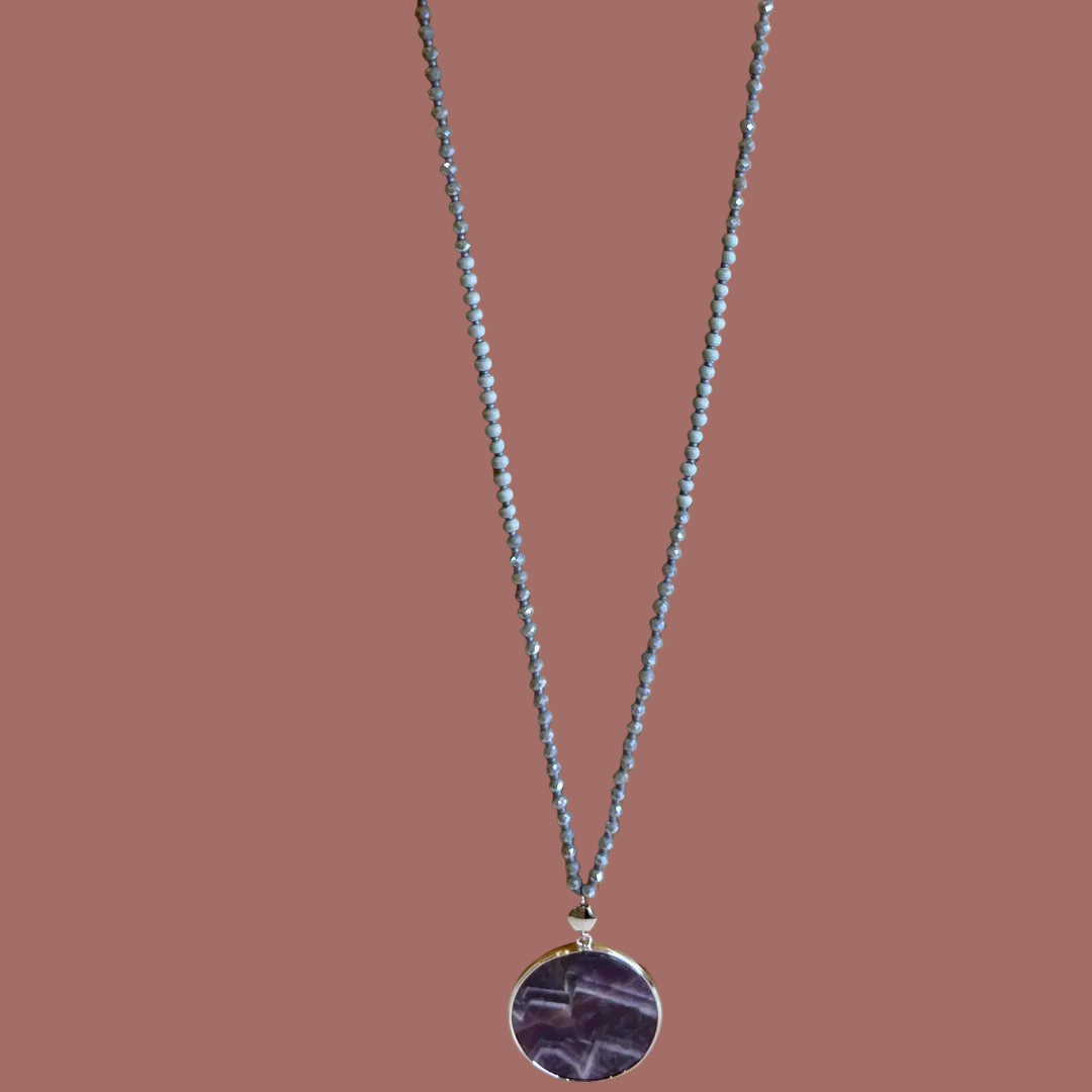 Merx - Necklace With Stone Pendant