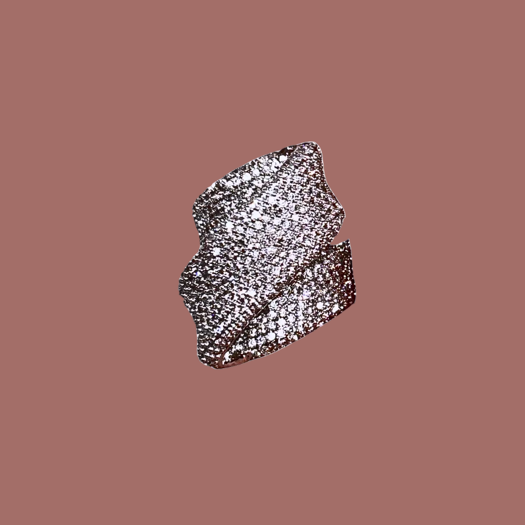 Evershine - Large Zig-Zag Style Ring