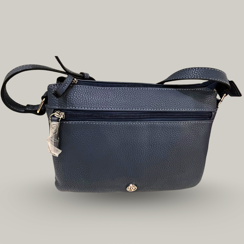 La Diva - Cross-Body Handbag With Zip Closures