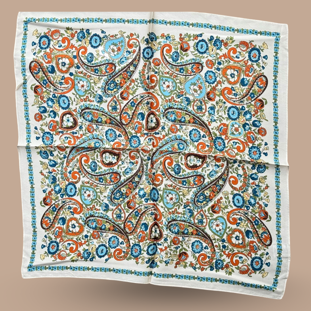 Difirenze - Autumn Bloom Paisley Scarf