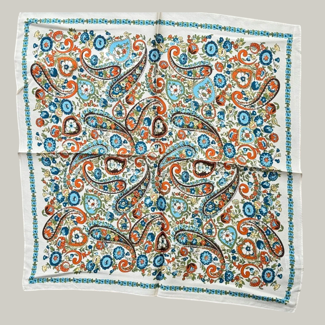 Difirenze - Autumn Bloom Paisley Scarf