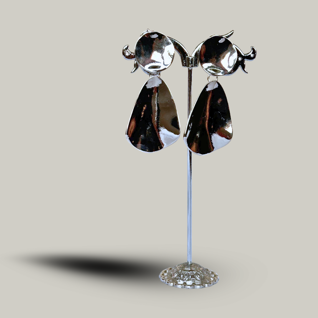 Fashion Jewelry - Simple Petal Clip-On Earrings