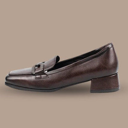 Little Empresses - Classic Brown Buckle Loafer