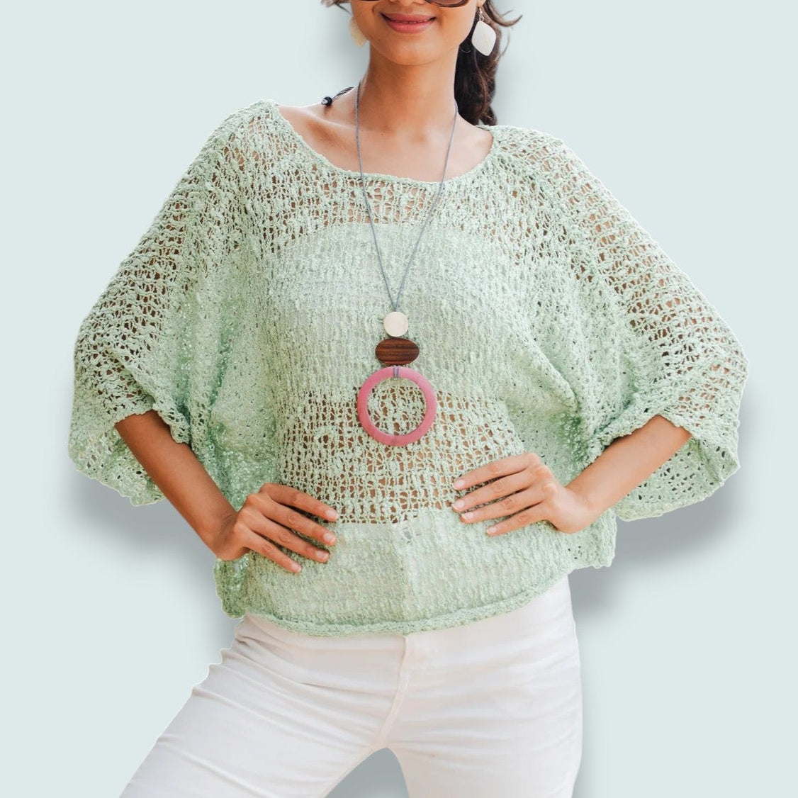 Audrey's - Popcorn Knit Top