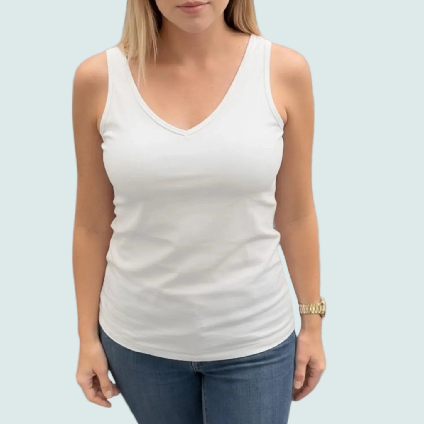 Carreli - Soft Contour V-Neck Tank