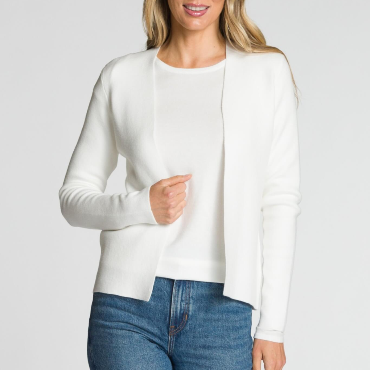 DKR - Double Knit Open Cardigan