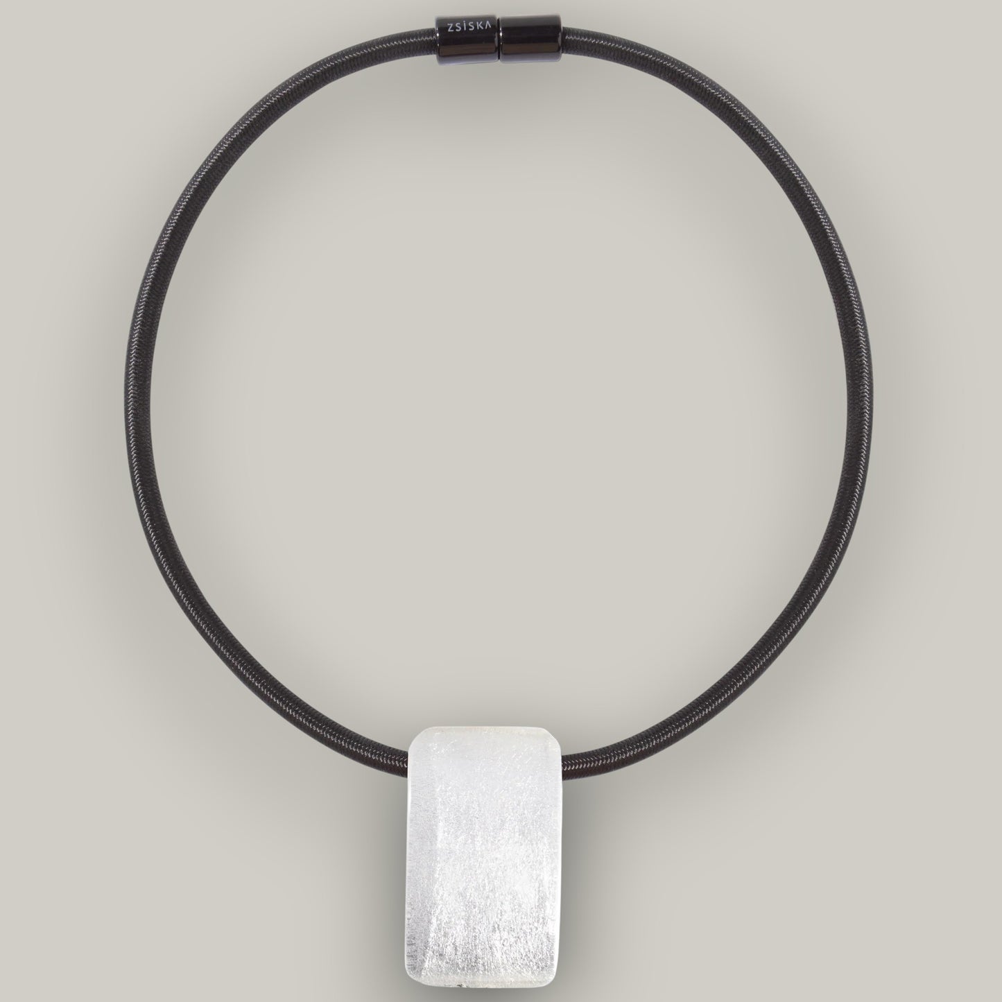 Zsiska - Modern Block Pendant Necklace