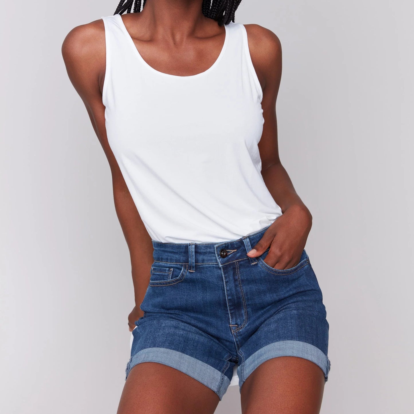 Charlie B - Rolled Cuff Shorts