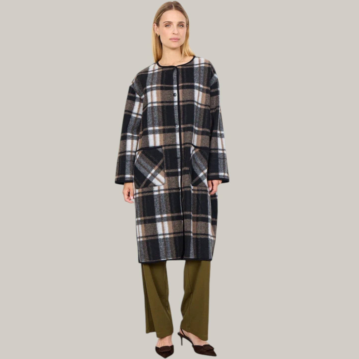 Soya Concept - Button Front Shacket