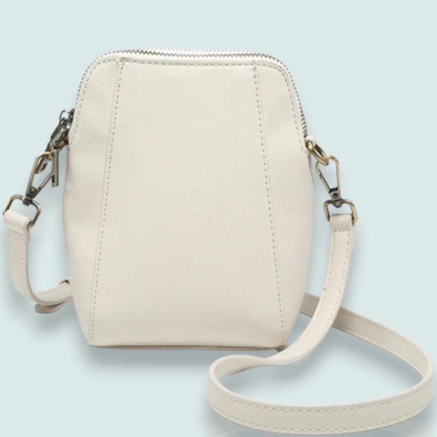 Audrey's - Vertical Dual-Zip Crossbody