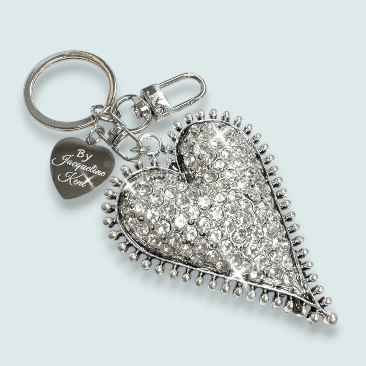 Jacqueline Kent - Radiant Heart Crystal Purse Charm