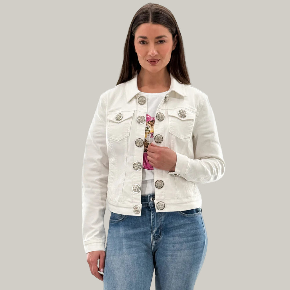 Orly - Jean Jacket With Bling Buttons