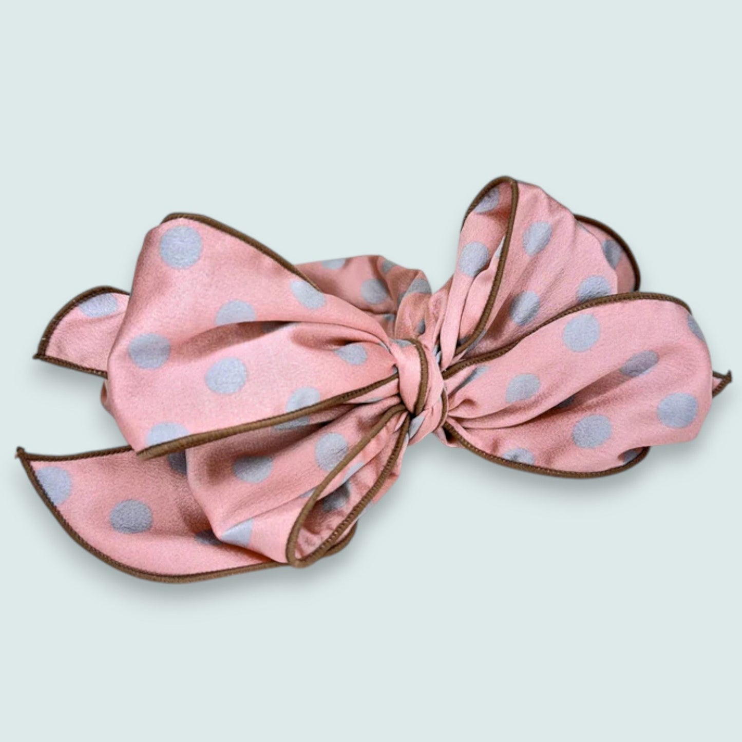 Jacqueline Kent - Vintage-Inspired Blush Polka Dot Hairband