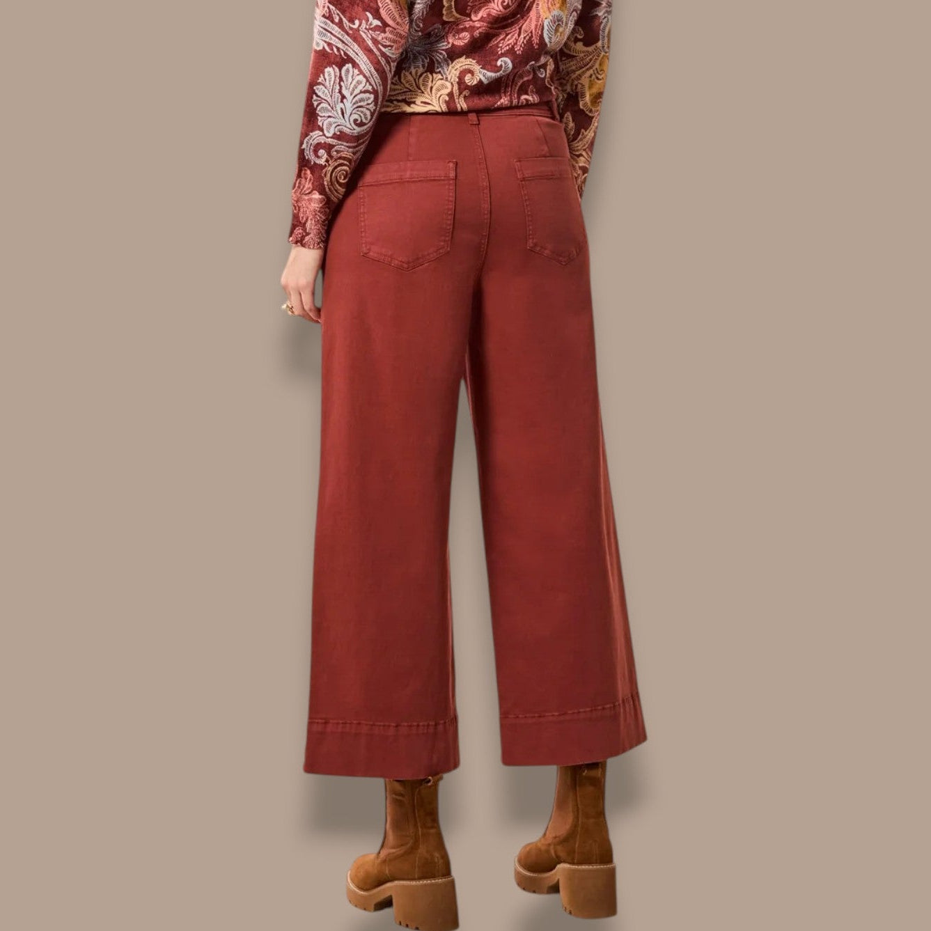 Tribal - Comfort Stretch High Rise Palazzo Pants