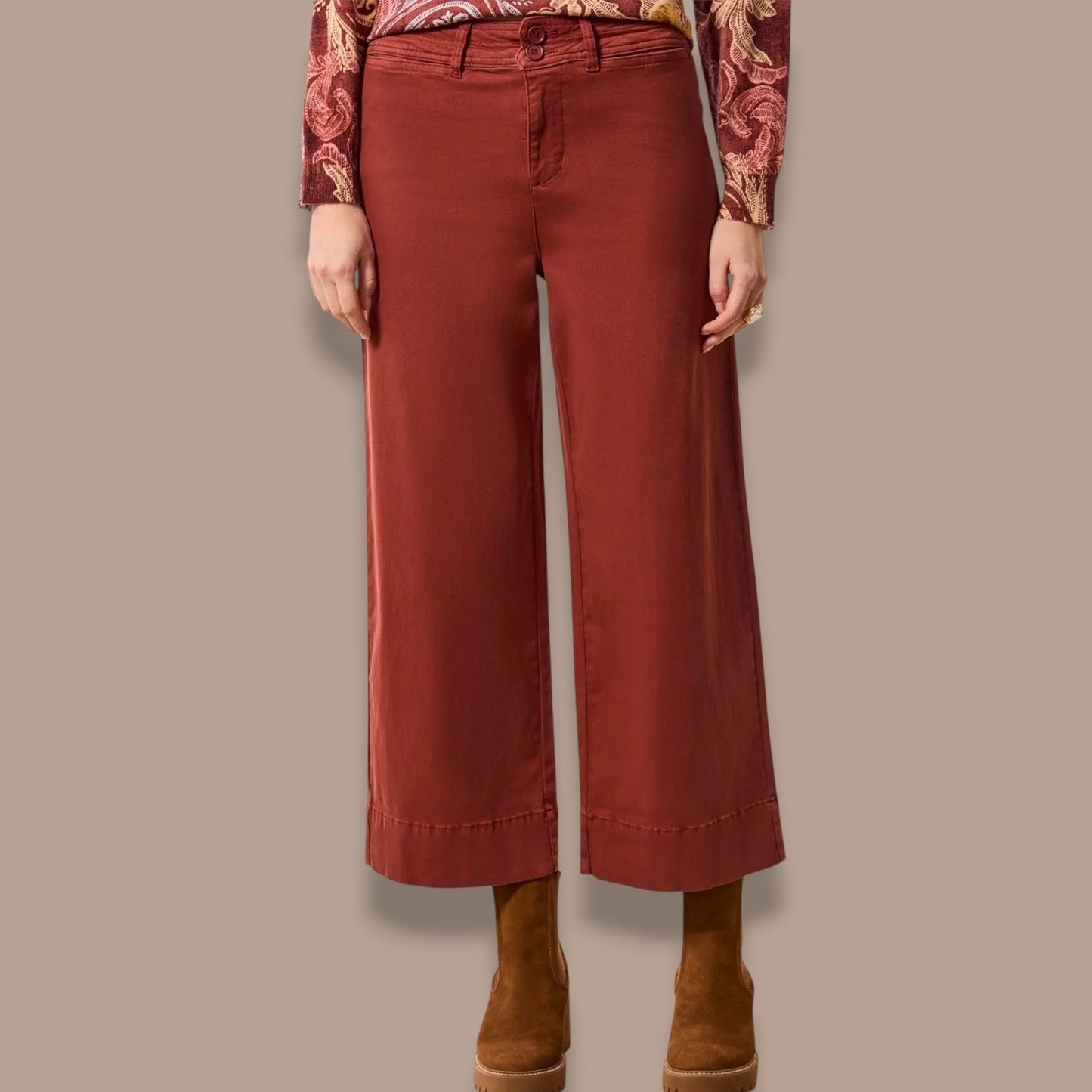 Tribal - Comfort Stretch High Rise Palazzo Pants