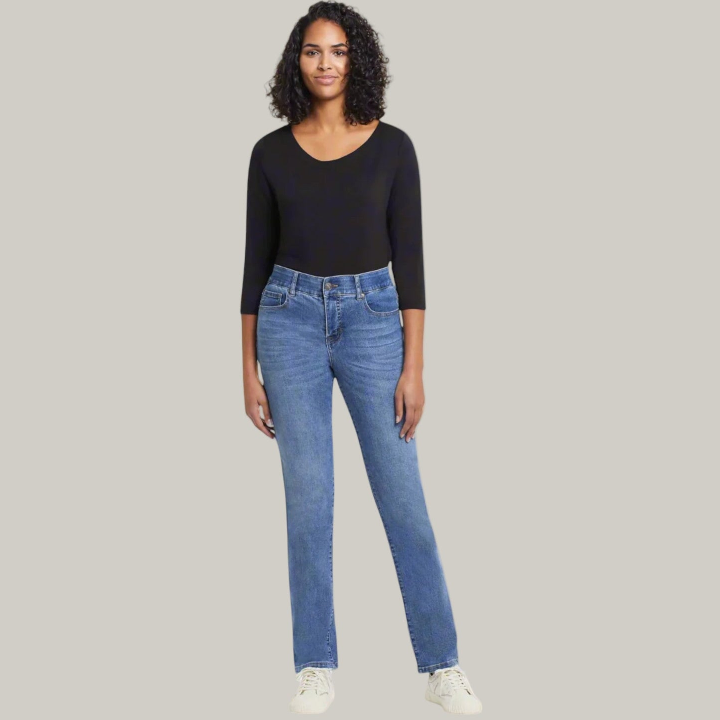 Tribal - Petite Sophia Curvy Straight Leg Jeans