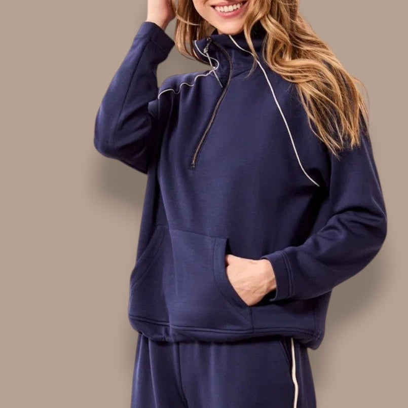 Tribal - Pop Over Quarter Zip Pullover