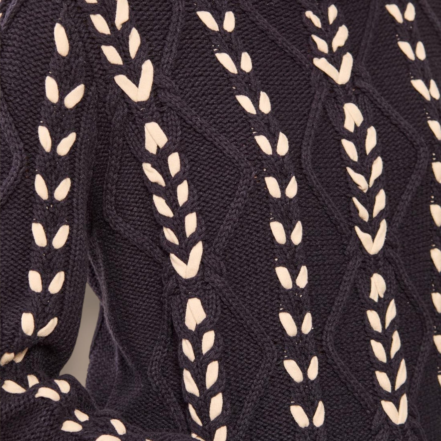 Tribal - Open Stitch Cable Knit Sweater
