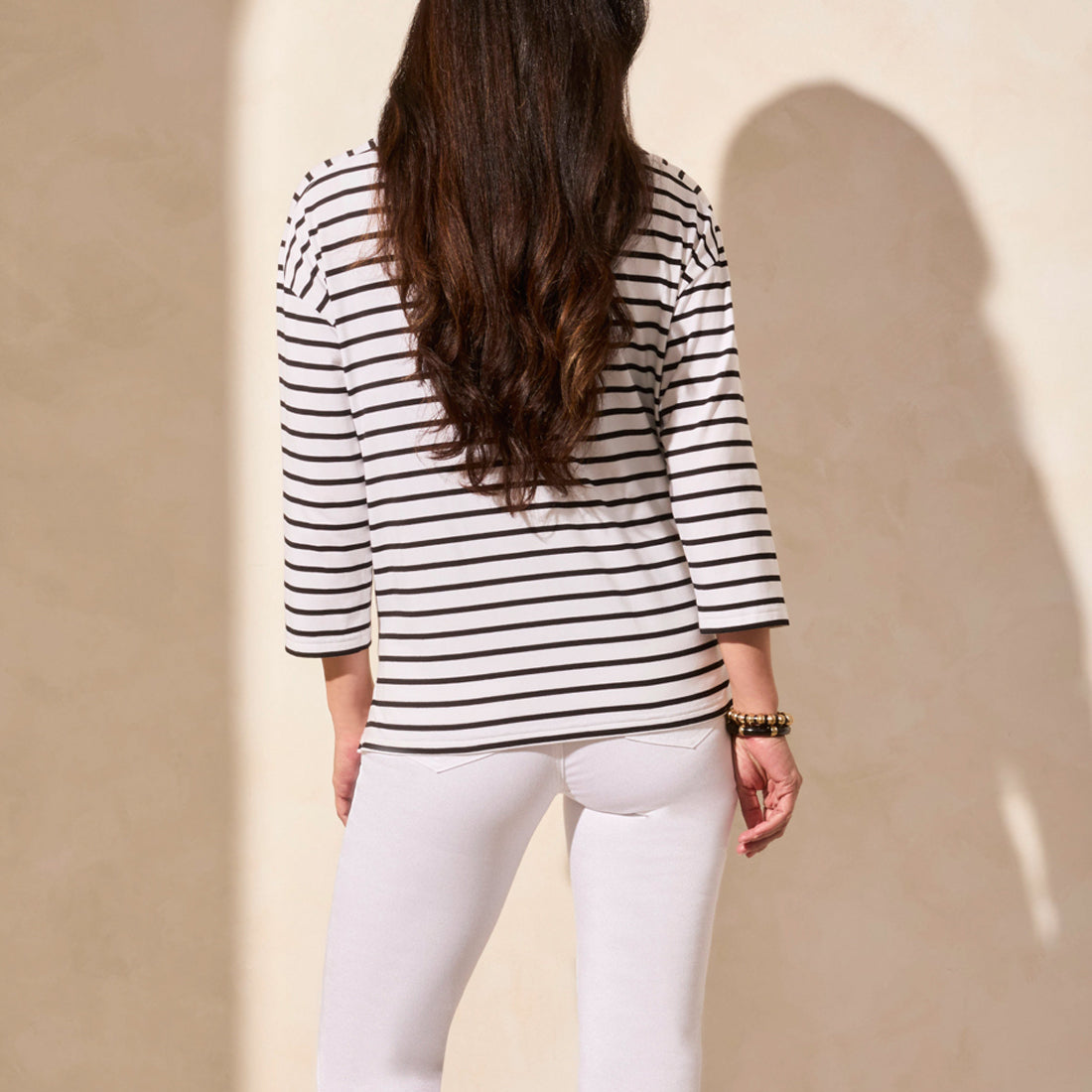 Tribal - Jersey Boat Neck Top