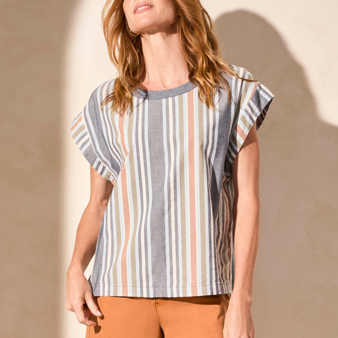 Tribal - Drop Shoulder Gusset Sleeve Top