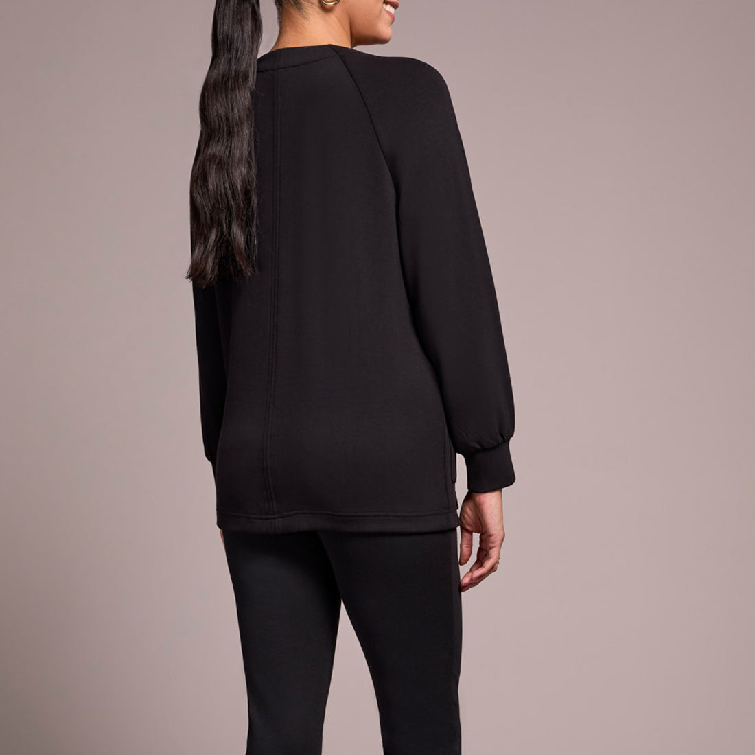 Tribal - Long Sleeve Cardigan With 2 Way Zipper