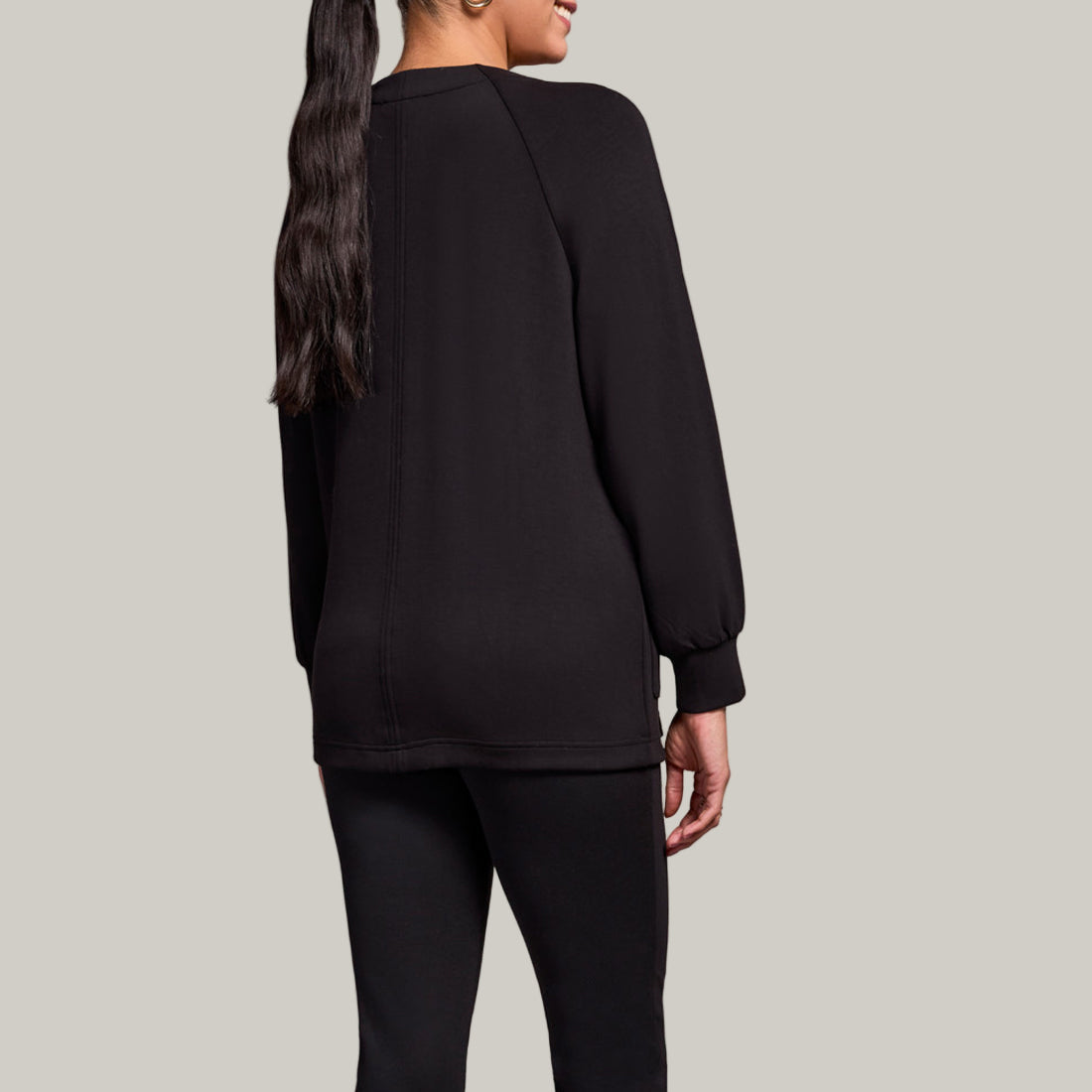Tribal - Long Sleeve Cardigan With 2 Way Zipper
