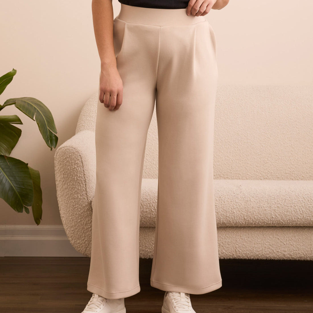 Tribal - Techno Lux Wide Leg Pull-On Pants