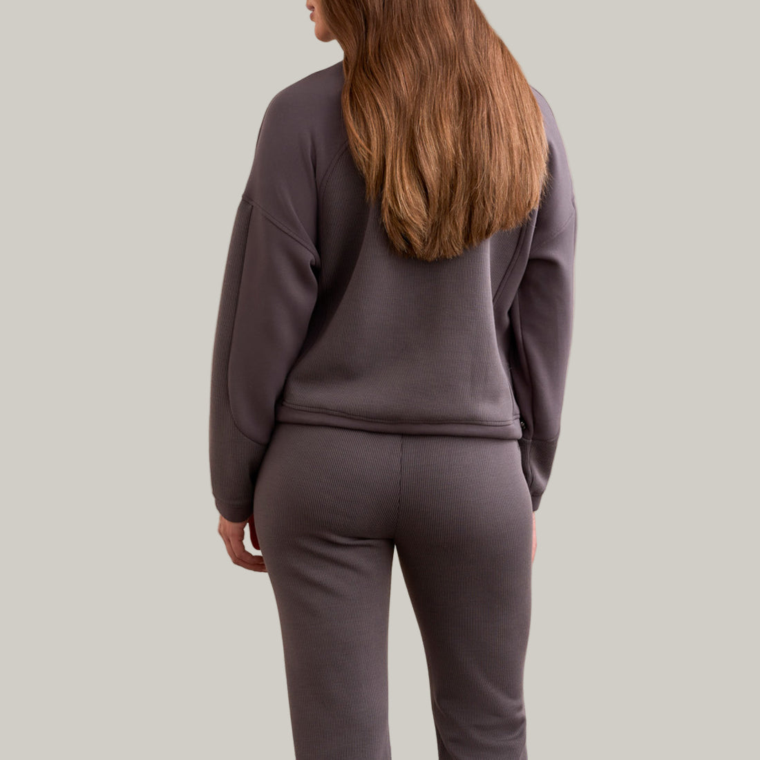 Tribal - Long Sleeve Mock-Neck Top With Zipper
