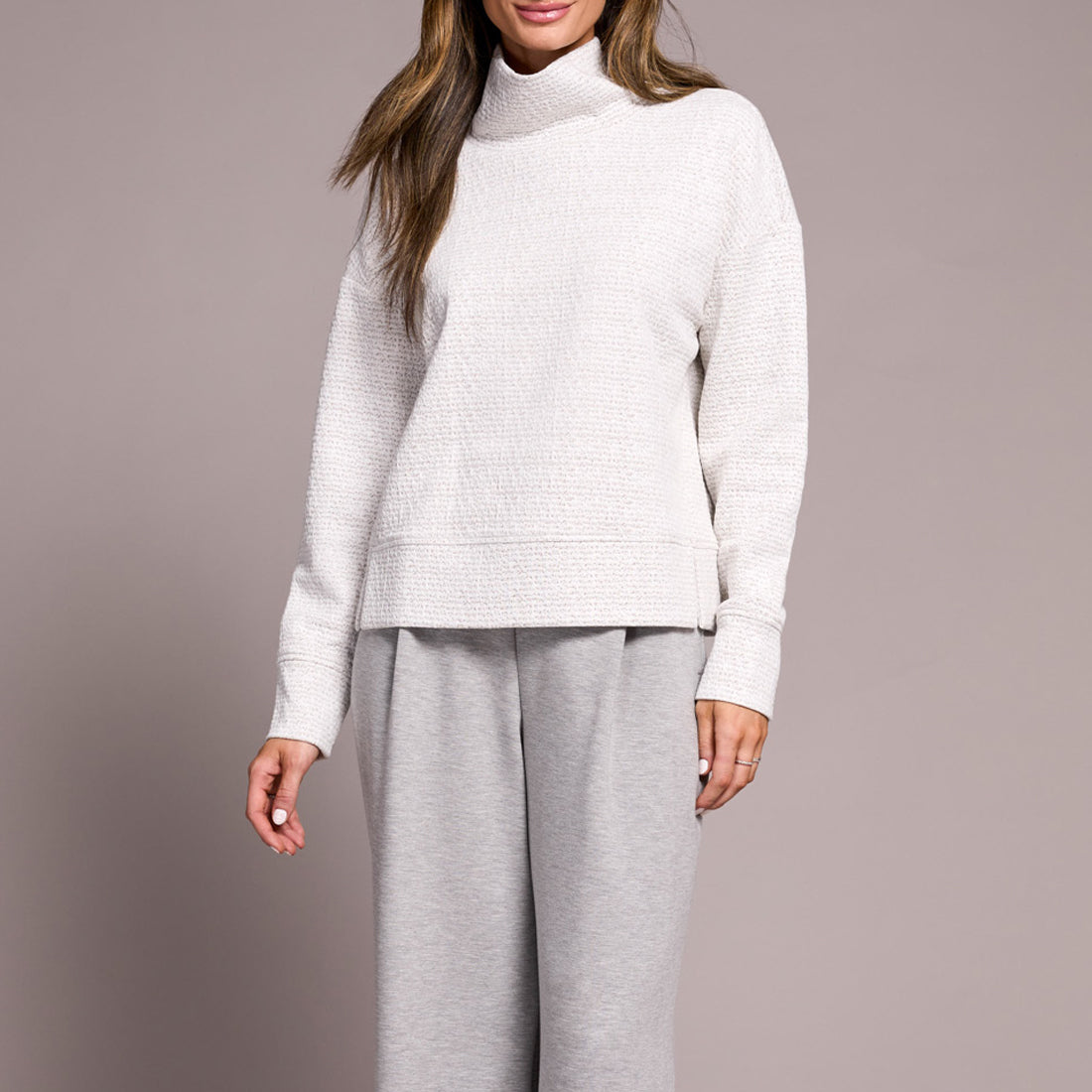 Tribal - Long Sleeve Funnel Neck Sweater