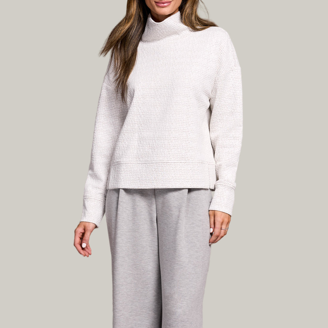 Tribal - Long Sleeve Funnel Neck Sweater