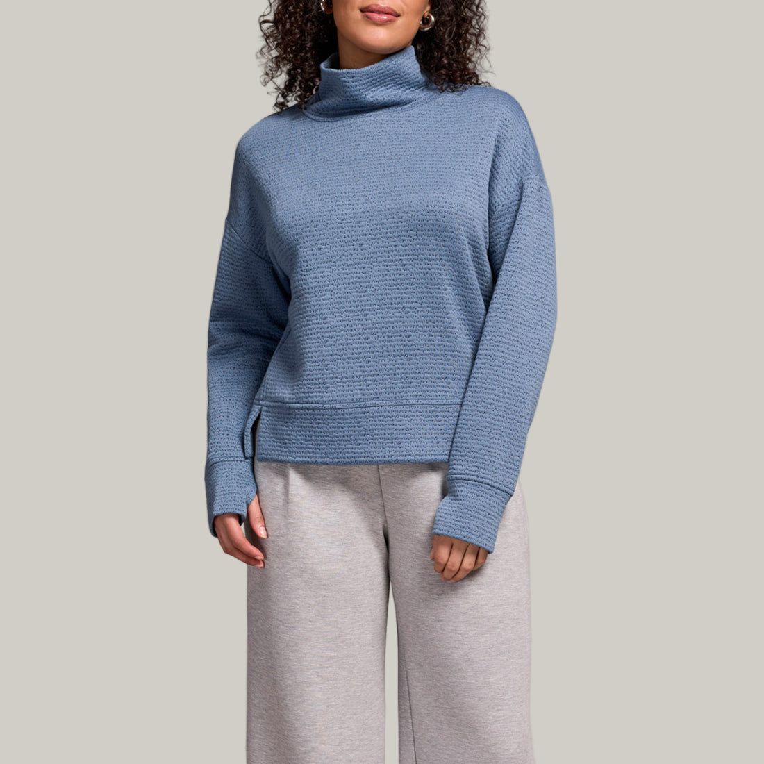 Tribal - Long Sleeve Funnel Neck Sweater