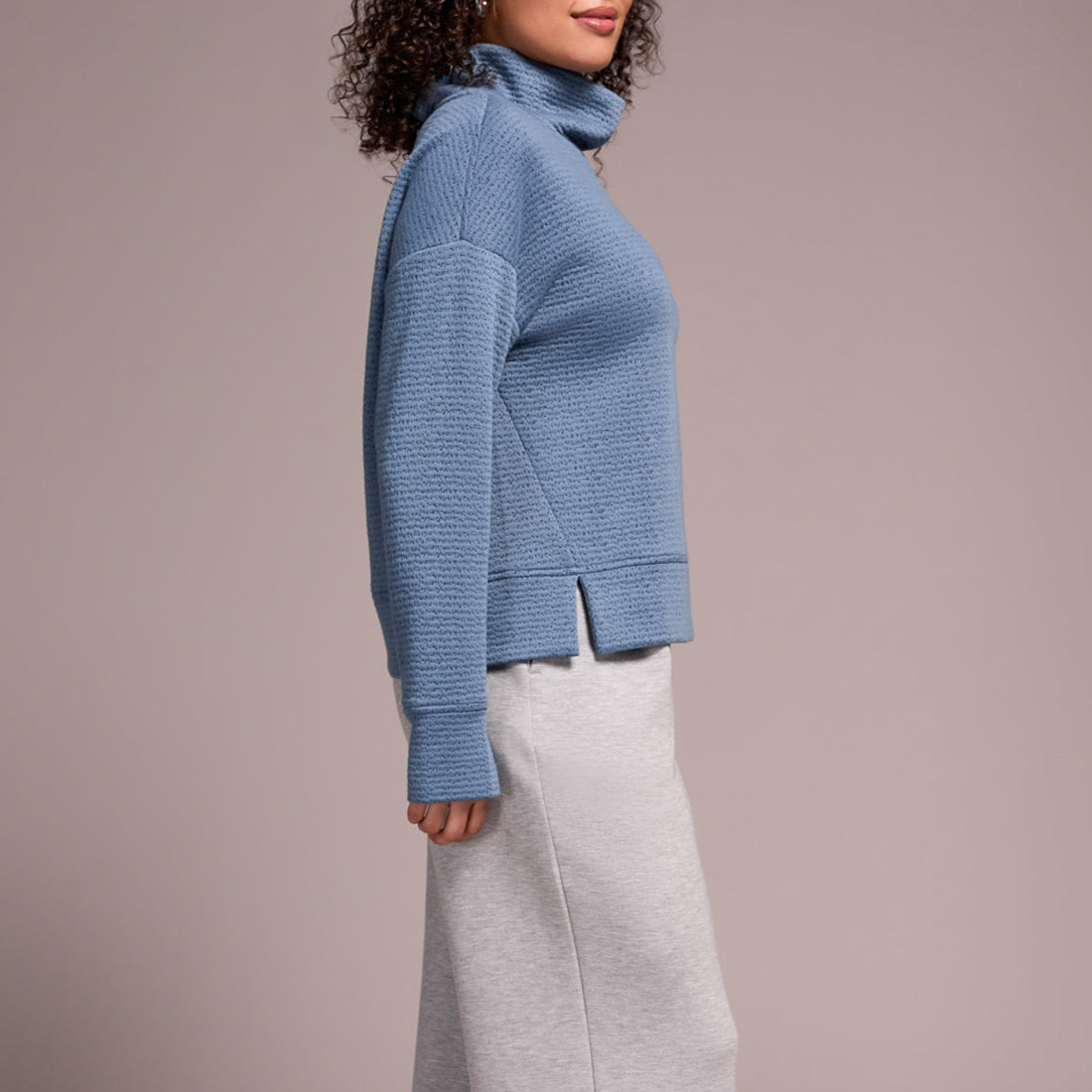 Tribal - Long Sleeve Funnel Neck Sweater