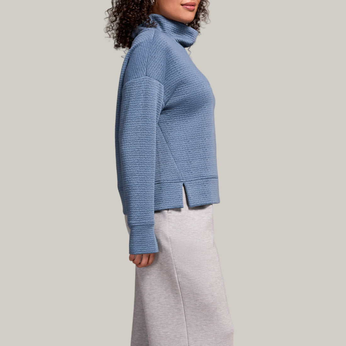 Tribal - Long Sleeve Funnel Neck Sweater