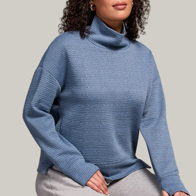 Tribal - Long Sleeve Funnel Neck Sweater