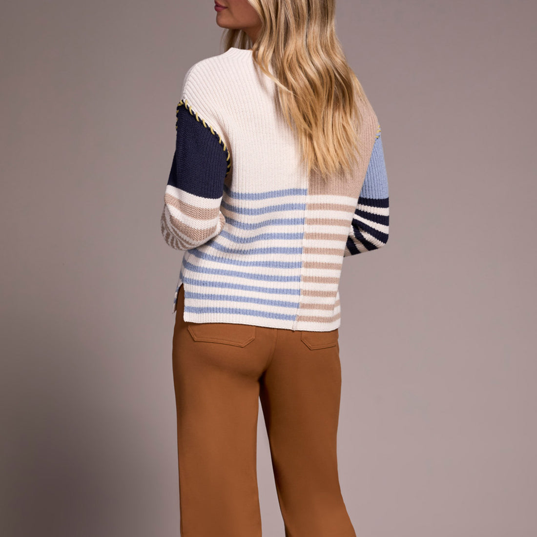 Tribal - Long Sleeve Boat Neck Sweater