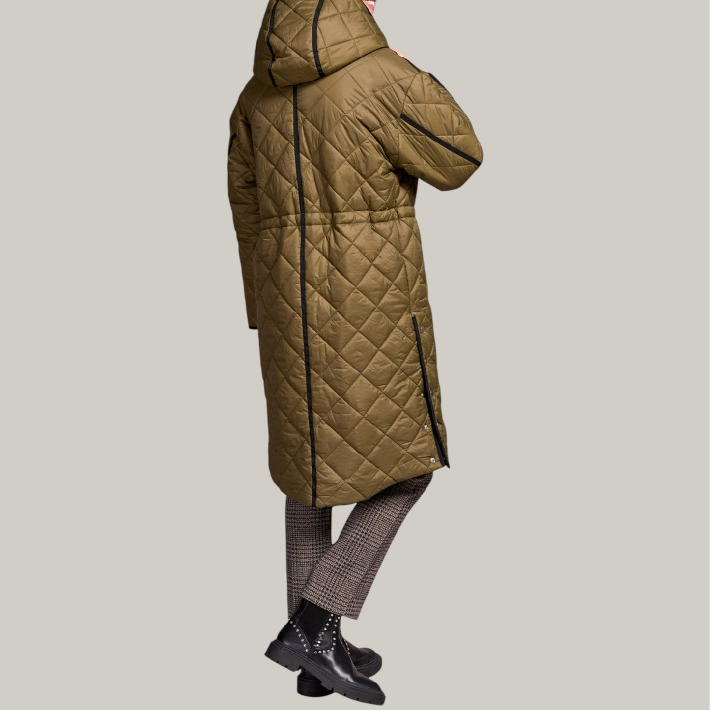 Tribal - Reversible Puffer Coat With Hood