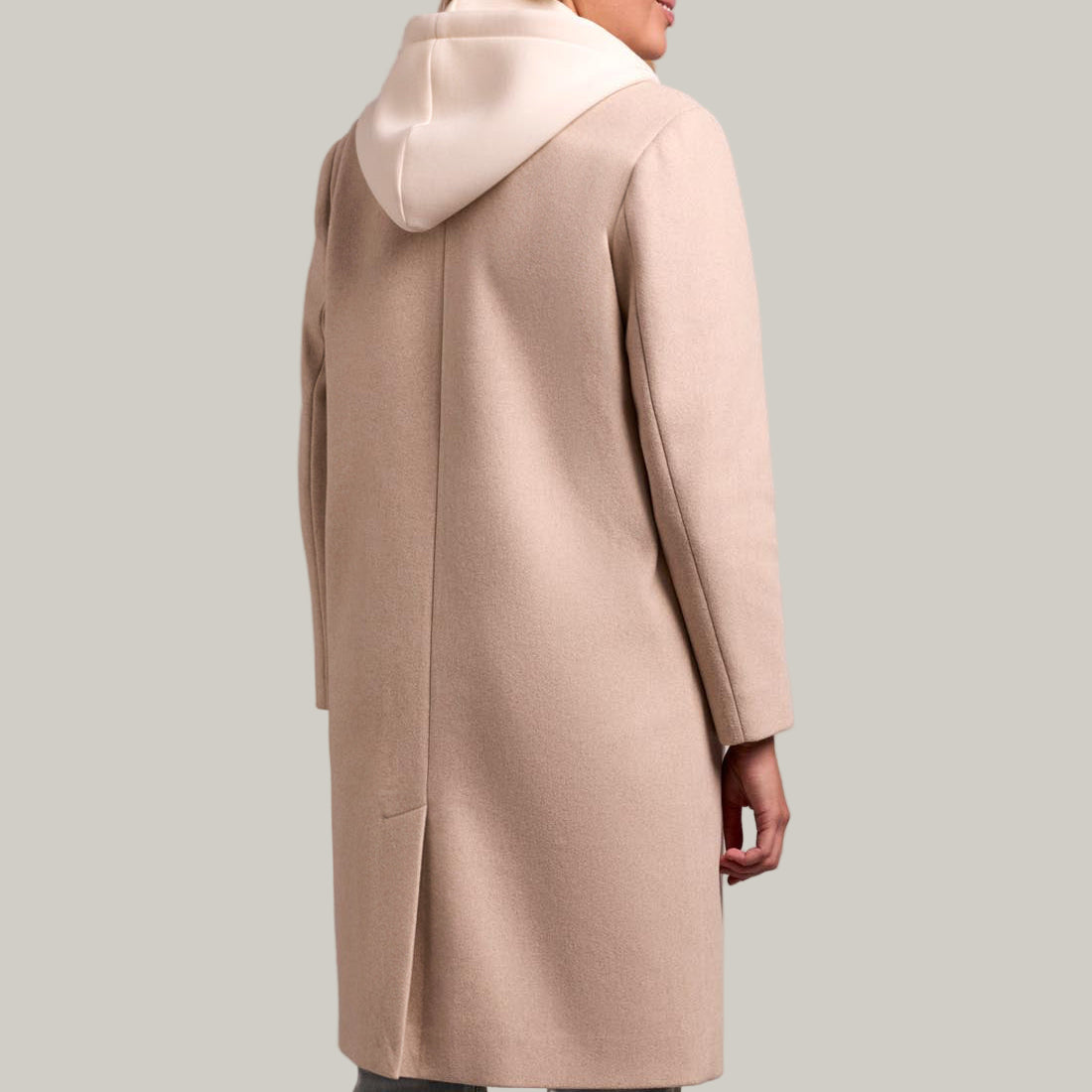 Tribal - Trench Coat With Hoodie
