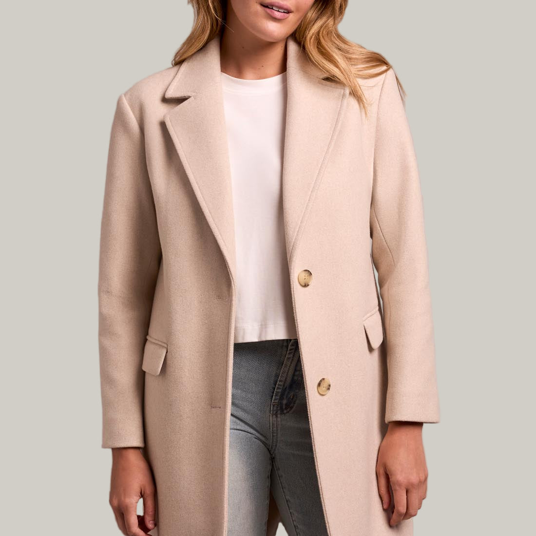 Tribal - Trench Coat With Hoodie