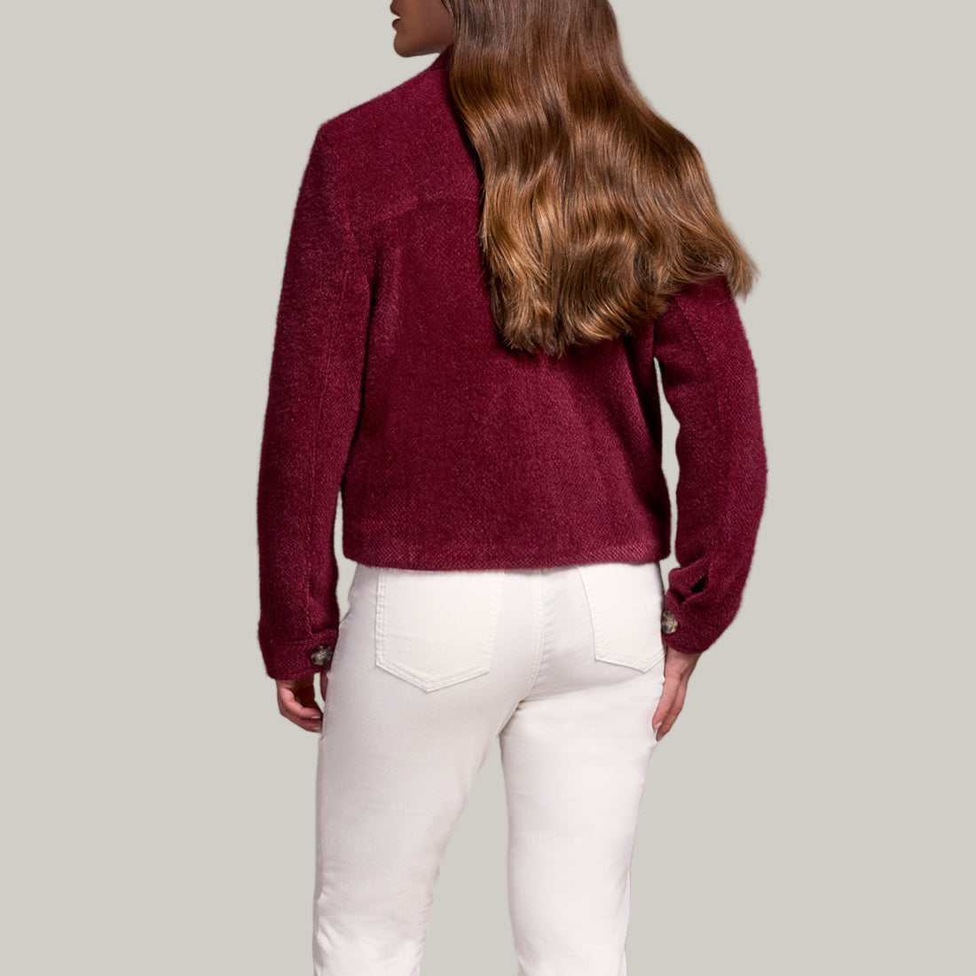 Tribal - Long Sleeve Button Front Lined Jacket