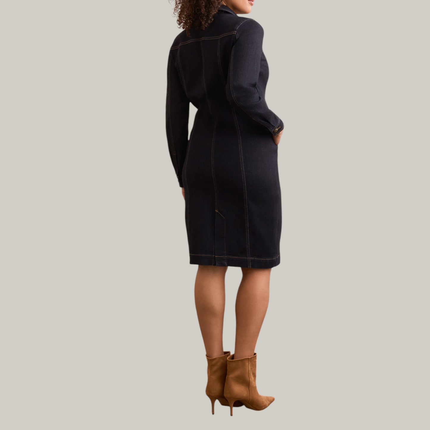 Tribal - Super Stretch Denim Hourglass Dress