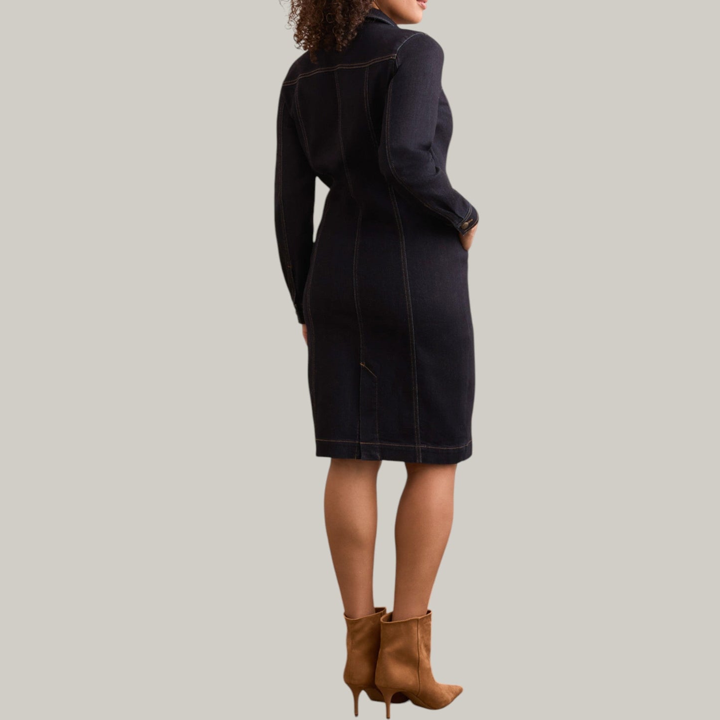 Tribal - Super Stretch Denim Hourglass Dress